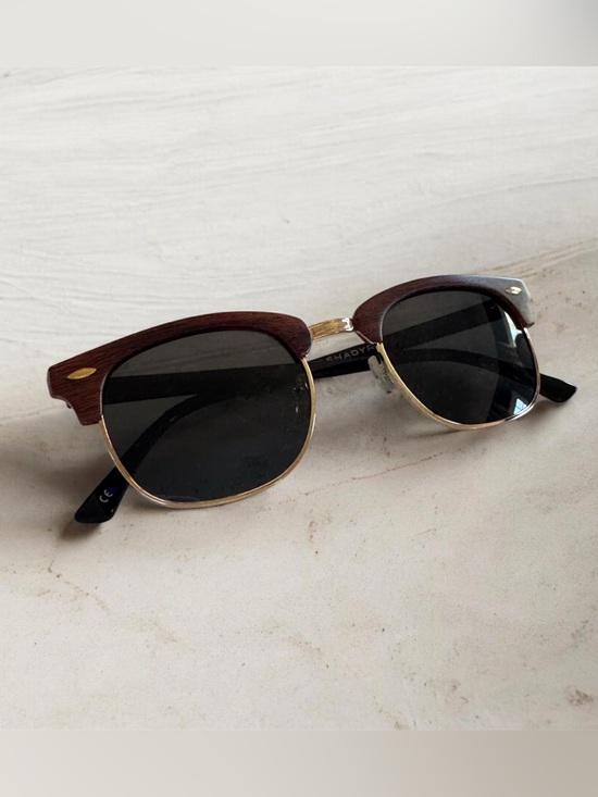 Shady Rays Other - Shady Rays Oakmont Timber Polarized Woodgrain Sunglasses